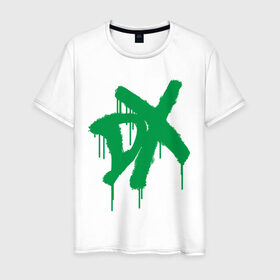 Мужская футболка хлопок с принтом D-Generation X (2) в Кировске, 100% хлопок | прямой крой, круглый вырез горловины, длина до линии бедер, слегка спущенное плечо. | джон сина