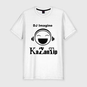 Мужская футболка премиум с принтом DJ KaZanTip в Кировске, 92% хлопок, 8% лайкра | приталенный силуэт, круглый вырез ворота, длина до линии бедра, короткий рукав | dj | kazantip | диджей | ибица | казан | казантип | клуб | наушники
