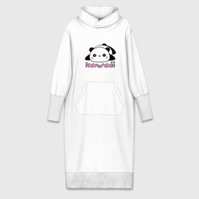 Платье удлиненное хлопок с принтом Kawaii Panda (Кавай Панда) в Кировске,  |  | Тематика изображения на принте: панда