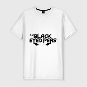 Мужская футболка премиум с принтом Black Eyed Peas в Кировске, 92% хлопок, 8% лайкра | приталенный силуэт, круглый вырез ворота, длина до линии бедра, короткий рукав | black eyed peasпесня | music | pop | rnb | исполнитель | музыка | поп