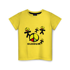 Детская футболка хлопок с принтом Olodum(1) в Кировске, 100% хлопок | круглый вырез горловины, полуприлегающий силуэт, длина до линии бедер | бразилия