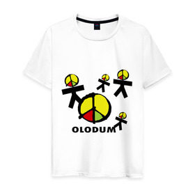Мужская футболка хлопок с принтом Olodum(1) в Кировске, 100% хлопок | прямой крой, круглый вырез горловины, длина до линии бедер, слегка спущенное плечо. | бразилия