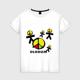 Женская футболка хлопок с принтом Olodum(1) в Кировске, 100% хлопок | прямой крой, круглый вырез горловины, длина до линии бедер, слегка спущенное плечо | бразилия