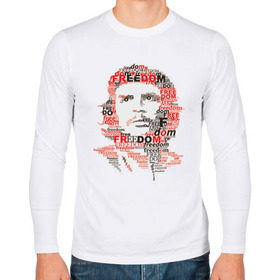 Мужской лонгслив хлопок с принтом Che Guevara (3) в Кировске, 100% хлопок |  | Тематика изображения на принте: гевара | куба | революция | свобода | че