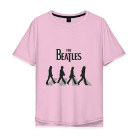 Мужская футболка хлопок Oversize с принтом The Beatles - Битлз в Кировске, 100% хлопок | свободный крой, круглый ворот, “спинка” длиннее передней части | beatles | lennon | битлз | битлс | битлы | леннон