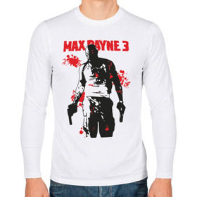 Мужской лонгслив хлопок с принтом Max Payne (3) в Кировске, 100% хлопок |  | max | max payne | payne | макс | макс пейн | пейн