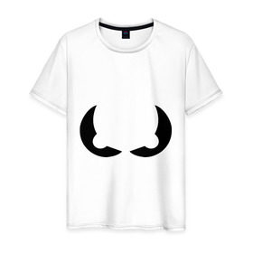 Мужская футболка хлопок с принтом Глазищи в Кировске, 100% хлопок | прямой крой, круглый вырез горловины, длина до линии бедер, слегка спущенное плечо. | взгляд | глаза | глазищи