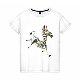 Женская футболка хлопок с принтом Мадагаскар в Кировске, 100% хлопок | прямой крой, круглый вырез горловины, длина до линии бедер, слегка спущенное плечо | 