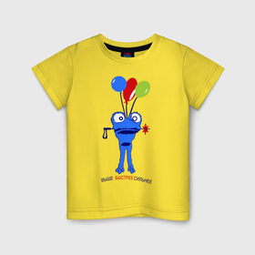 Детская футболка хлопок с принтом Зойч (2) в Кировске, 100% хлопок | круглый вырез горловины, полуприлегающий силуэт, длина до линии бедер | 2014 | быстрее | выше | зоич | зойч | игры | олимпиада | сильнее | символ олимпиады | сочи