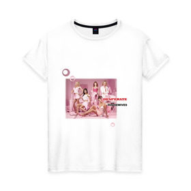 Женская футболка хлопок с принтом Desperate Housewives (4) в Кировске, 100% хлопок | прямой крой, круглый вырез горловины, длина до линии бедер, слегка спущенное плечо | desperate housewives | отчаянные домохозяйки