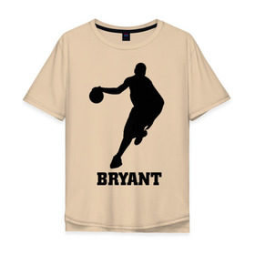 Мужская футболка хлопок Oversize с принтом Basketball Star - Kobe Bryant в Кировске, 100% хлопок | свободный крой, круглый ворот, “спинка” длиннее передней части | kobe bryant | баскетболист | коби брайнт