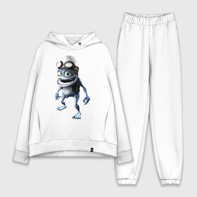 Женский костюм хлопок Oversize с принтом Crazy frog в Кировске,  |  | crazy frog | крейзи фрог | крэйзи фрог | лягушка