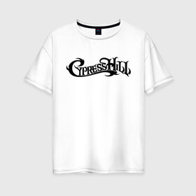 Женская футболка хлопок Oversize с принтом Cypress Hill в Кировске, 100% хлопок | свободный крой, круглый ворот, спущенный рукав, длина до линии бедер
 | gangsta | gansta | hip | hip hop | hop | rap | рэп | рэпчина | хип | хип хоп | хипхоп | хоп