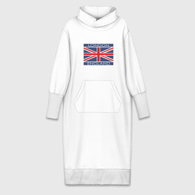 Платье удлиненное хлопок с принтом London   Лондон с флагом Англии в Кировске,  |  | лондон