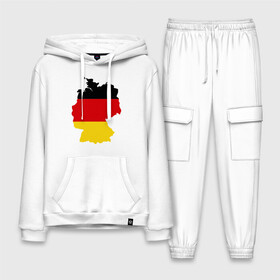 Мужской костюм хлопок с толстовкой с принтом Германия (Germany) в Кировске,  |  | germany | германия | государство | европа | европейский | немцы | флаг