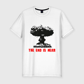 Мужская футболка премиум с принтом 2012 - Конец близок в Кировске, 92% хлопок, 8% лайкра | приталенный силуэт, круглый вырез ворота, длина до линии бедра, короткий рукав | атомная бомба | бомба | взрыв | катастрофа | конец близок | ядерный взрыв
