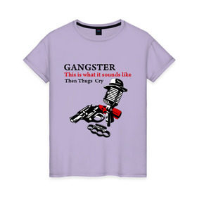 Женская футболка хлопок с принтом Gangster mafia в Кировске, 100% хлопок | прямой крой, круглый вырез горловины, длина до линии бедер, слегка спущенное плечо | gangsters | гангстеры | костет | мафия | оружие | пистолет | револьвер