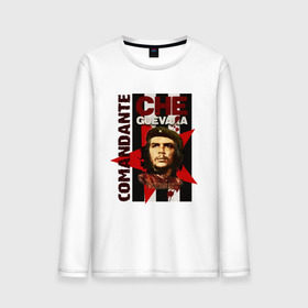 Мужской лонгслив хлопок с принтом Che Guevara (4) в Кировске, 100% хлопок |  | Тематика изображения на принте: че гевара