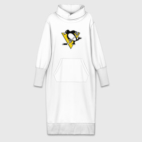 Платье удлиненное хлопок с принтом Pittsburgh Penguins в Кировске,  |  | пингвин