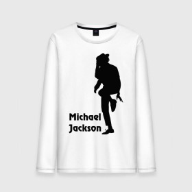 Мужской лонгслив хлопок с принтом Michael Jackson (15) в Кировске, 100% хлопок |  | Тематика изображения на принте: michael jackson | pop | король | легенда | майкл джексон | поп | силуэт