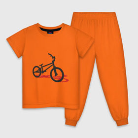 Детская пижама хлопок с принтом BMX 1 в Кировске, 100% хлопок |  брюки и футболка прямого кроя, без карманов, на брюках мягкая резинка на поясе и по низу штанин
 | Тематика изображения на принте: bmx | велик | вело | велогонки | велорейсинг | велосипед | спортивный велосипед | фрирайд | эктрим