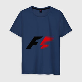 Мужская футболка хлопок с принтом Formula 1 в Кировске, 100% хлопок | прямой крой, круглый вырез горловины, длина до линии бедер, слегка спущенное плечо. | формула 1