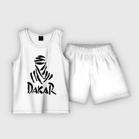 Детская пижама с шортами хлопок с принтом Rally Dakar в Кировске,  |  | rally dakar | авто | авто2012 | автогонки | гонки | ралли | ралли дакар