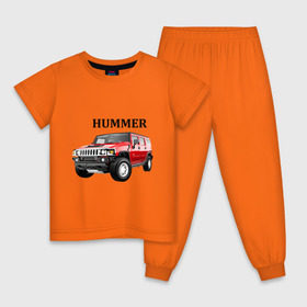 Детская пижама хлопок с принтом Hummer (2) в Кировске, 100% хлопок |  брюки и футболка прямого кроя, без карманов, на брюках мягкая резинка на поясе и по низу штанин
 | auto | humer | hummer | авто | автомобильные | машины | тачки | тюнинг | хамер | хаммер