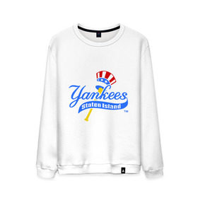 Мужской свитшот хлопок с принтом NY Yankees byta в Кировске, 100% хлопок |  | baseball | major league basebal | mlb | ny | staten island | yankees | америка | бейсбол | бита | главная лига бейсбола | нью йорк янкиз | статен айленд | сша | янки