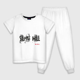 Детская пижама хлопок с принтом Sillent Hill в Кировске, 100% хлопок |  брюки и футболка прямого кроя, без карманов, на брюках мягкая резинка на поясе и по низу штанин
 | silent hill | сайлент хил | сайлент хилл | ужастики | ужасы