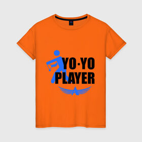 Женская футболка хлопок с принтом Aero yo(2) в Кировске, 100% хлопок | прямой крой, круглый вырез горловины, длина до линии бедер, слегка спущенное плечо | aero yo | yo yo | yo yo player | игрушка йо йо | йо йо