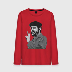 Мужской лонгслив хлопок с принтом Peace Che Guevara в Кировске, 100% хлопок |  | че гевара