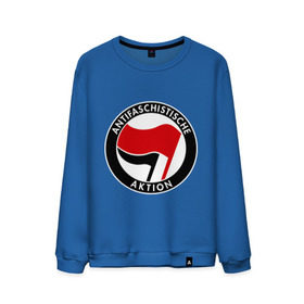 Мужской свитшот хлопок с принтом Antifa (1) в Кировске, 100% хлопок |  | antifa | антифа | антифашизм | антифашистское движение | знак антифа | против фашизма | фашизм