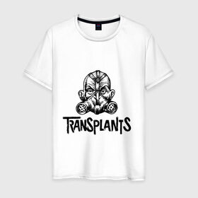 Мужская футболка хлопок с принтом Transplants в Кировске, 100% хлопок | прямой крой, круглый вырез горловины, длина до линии бедер, слегка спущенное плечо. | punk rock | rock | американский рок | панк рок | рок | трансплентс