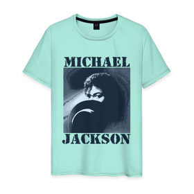 Мужская футболка хлопок с принтом Michael Jackson с шляпой (2) в Кировске, 100% хлопок | прямой крой, круглый вырез горловины, длина до линии бедер, слегка спущенное плечо. | mj | в шляпе | исполнитель | майкл джексон | музыка | певец | поп музыка | шляпа