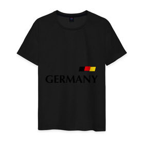 Мужская футболка хлопок с принтом Сборная Германии - 10 в Кировске, 100% хлопок | прямой крой, круглый вырез горловины, длина до линии бедер, слегка спущенное плечо. | football | германия | подольски | сборная германии | футбол