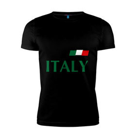Мужская футболка премиум с принтом Сборная Италии - 10 в Кировске, 92% хлопок, 8% лайкра | приталенный силуэт, круглый вырез ворота, длина до линии бедра, короткий рукав | football | италия | сборная италии