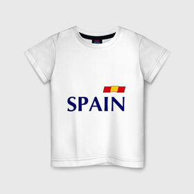 Детская футболка хлопок с принтом Сборная Испании - 10 в Кировске, 100% хлопок | круглый вырез горловины, полуприлегающий силуэт, длина до линии бедер | football | евро 2012 | испания евро 2016 euro2016 euro 2016 | сборная испании