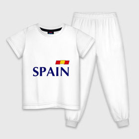 Детская пижама хлопок с принтом Сборная Испании - 10 в Кировске, 100% хлопок |  брюки и футболка прямого кроя, без карманов, на брюках мягкая резинка на поясе и по низу штанин
 | football | евро 2012 | испания евро 2016 euro2016 euro 2016 | сборная испании