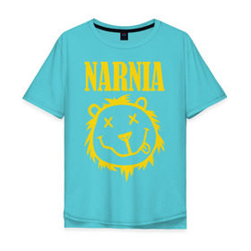 Мужская футболка хлопок Oversize с принтом Narnia в Кировске, 100% хлопок | свободный крой, круглый ворот, “спинка” длиннее передней части | nirvana | антибренд | музыка | нирвана | рок