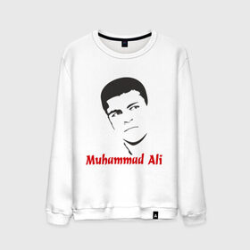 Мужской свитшот хлопок с принтом Muhammad Ali (2) в Кировске, 100% хлопок |  | Тематика изображения на принте: мухаммед али
