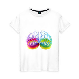 Женская футболка хлопок с принтом андамания в Кировске, 100% хлопок | прямой крой, круглый вырез горловины, длина до линии бедер, слегка спущенное плечо | 90 | андамания | игрушки | ностальгия