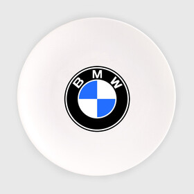 Тарелка с принтом Logo BMW в Кировске, фарфор | диаметр - 210 мм
диаметр для нанесения принта - 120 мм | автобренды | автомобильные | бмв | лого | машина | тачка