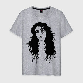 Мужская футболка хлопок с принтом Amy Winehouse (2) в Кировске, 100% хлопок | прямой крой, круглый вырез горловины, длина до линии бедер, слегка спущенное плечо. | amy winehouse | jazz | джаз | лицо amy winehouse | музыка | эми вайнхаус