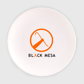 Тарелка с принтом Black mesa Orange logo в Кировске, фарфор | диаметр - 210 мм
диаметр для нанесения принта - 120 мм | Тематика изображения на принте: black mesa | игры | компьютерные игры
