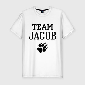 Мужская футболка премиум с принтом Team Jacob step в Кировске, 92% хлопок, 8% лайкра | приталенный силуэт, круглый вырез ворота, длина до линии бедра, короткий рукав | 