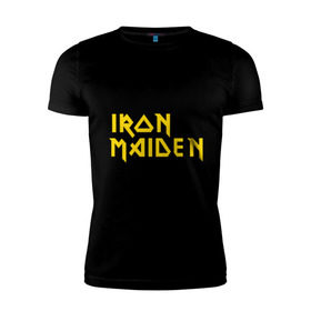 Мужская футболка премиум с принтом Iron Maiden в Кировске, 92% хлопок, 8% лайкра | приталенный силуэт, круглый вырез ворота, длина до линии бедра, короткий рукав | heavy metal | metal | rock | trash metal | метал | металл | рок | рок группа | трэш метал | хеви метал