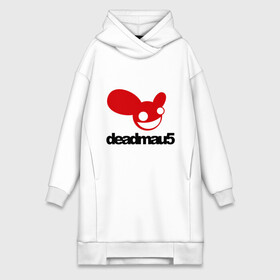 Платье-худи хлопок с принтом DeadMau5. в Кировске,  |  | club | deadmaus | клуб | клыбная музыка | мышь | тусить