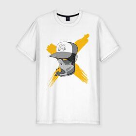 Мужская футболка премиум с принтом Не болтай в Кировске, 92% хлопок, 8% лайкра | приталенный силуэт, круглый вырез ворота, длина до линии бедра, короткий рукав | 