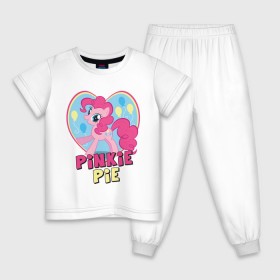Детская пижама хлопок с принтом Pinkie Pie in my heart в Кировске, 100% хлопок |  брюки и футболка прямого кроя, без карманов, на брюках мягкая резинка на поясе и по низу штанин
 | heart | pinkie | pinkie pie in my heart | pony | детские | мой маленький пони | пони